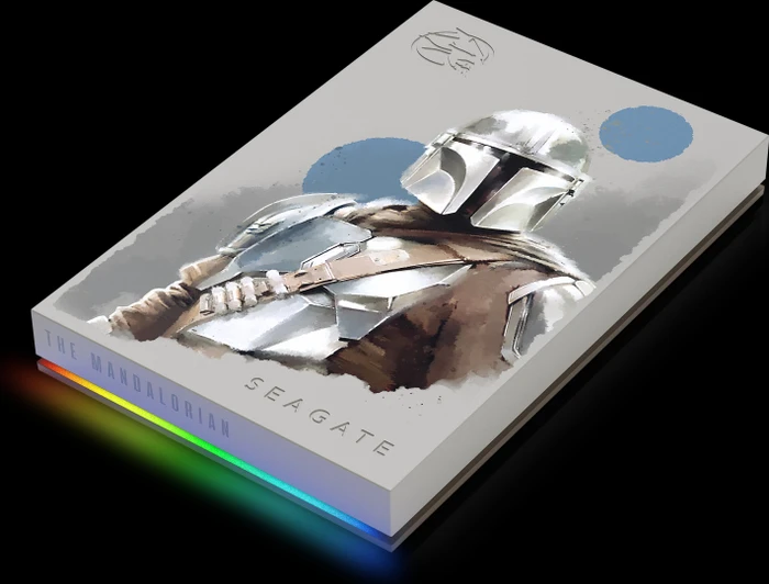 Seagate FireCuda Gaming HDD - The Mandalorian Special Edition, 2TB, +Rescue, USB 3.0 Micro-B