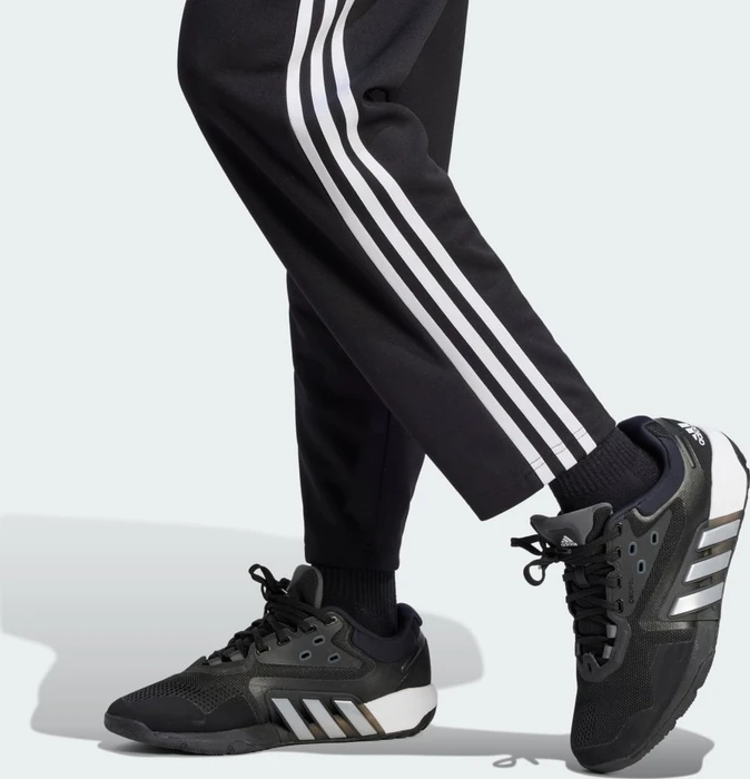 adidas Aeroready Train Essentials 3-Streifen Trainingshose lang schwarz/weiß (Damen)