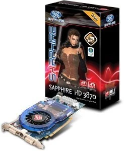 Sapphire Radeon HD 3870 Single-Slot, 512MB DDR4, 2x DVI, S-Video, lite retail