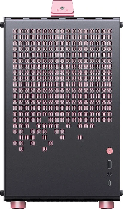 Jonsbo Z20 Pink Black, schwarz/rosa, Glasfenster