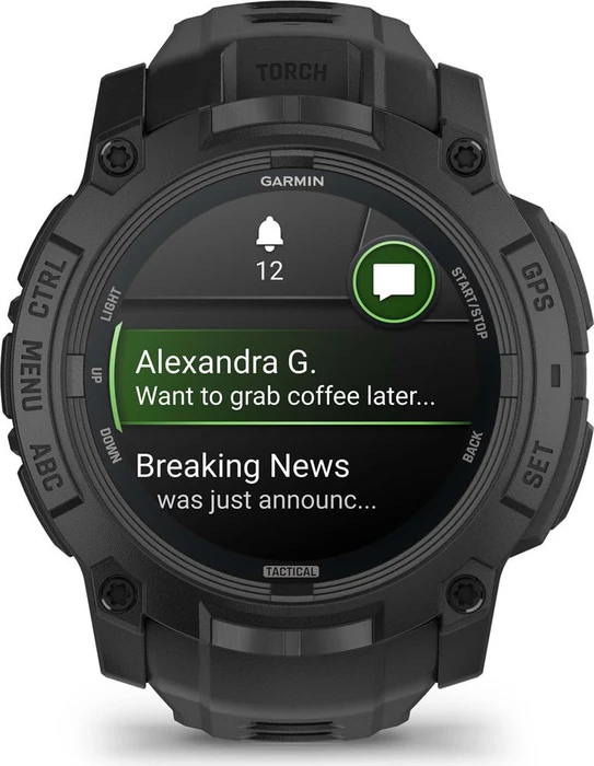 Garmin Instinct 3 Tactical Edition 50mm AMOLED schwarz