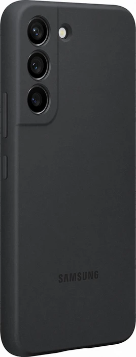 Samsung Silicone Cover für Galaxy S22 schwarz