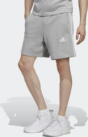 adidas Essentials French Terry 3-Streifen Shorts medium grey heather (Herren)