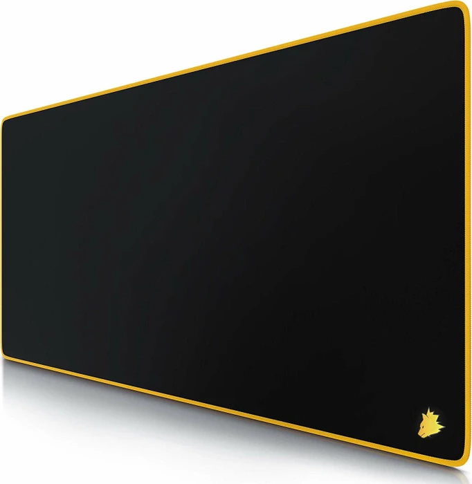 Titanwolf Symbol Yellow XXL Speed Gaming-Mauspad, schwarz/gelb