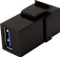 Value Keystone Modul USB-A 3.0 Buchse via USB-A 3.0 Buchse, schwarz Vorschaubild