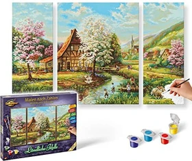 Schipper Arts & Crafts Malen nach Zahlen Ländliche Idylle