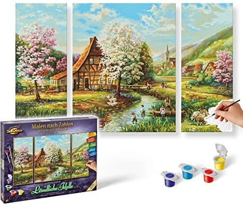 Schipper Arts & Crafts Malen nach Zahlen Ländliche Idylle