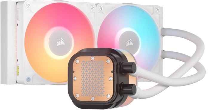 Corsair iCUE LINK Titan 240 RX LCD RGB, weiß