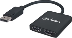 Manhattan DisplayPort auf 2-Port HDMI-Splitter-Hub mit MST