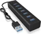 RaidSonic Icy Box IB-HUB1700-U3 USB-Hub, 7x USB-A 3.0, USB-A 3.0 [Stecker] Vorschaubild