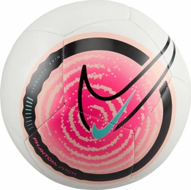 Nike Phantom Fußball white/pink blast/sunset tint/black