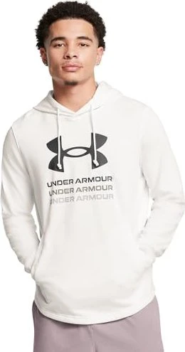 Under Armour Rival Terry mit Grafik Hoodie onyx white/black (Herren)