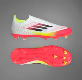 adidas F50 League Laceless FG/MG cloud white/core black/solar yellow