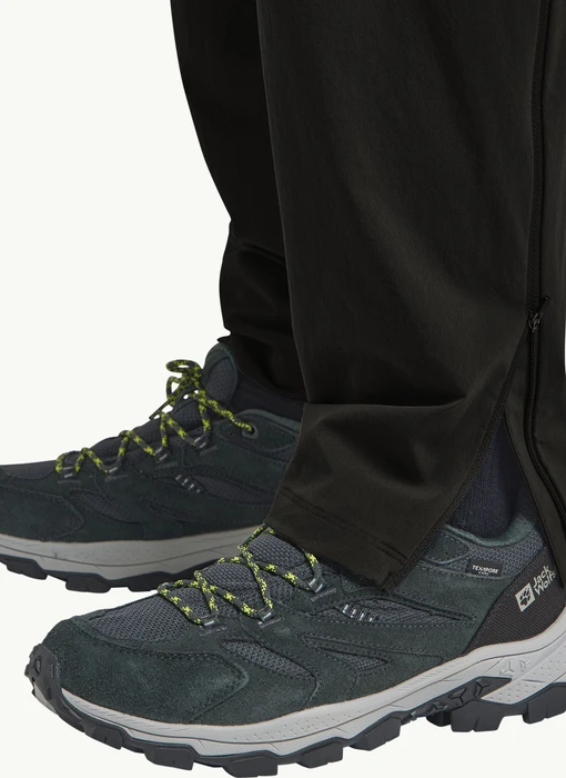 Jack Wolfskin Hikeout Zip Away Zip-Off Hose lang schwarz (Herren)