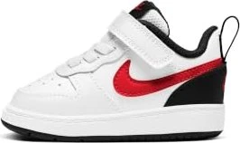 Nike Court Borough Low 2 white/university red/black (Junior)
