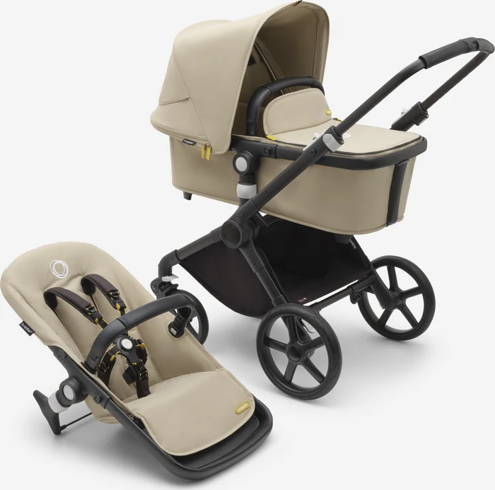 Bugaboo Fox Cub Gestell Schwarz desert beige