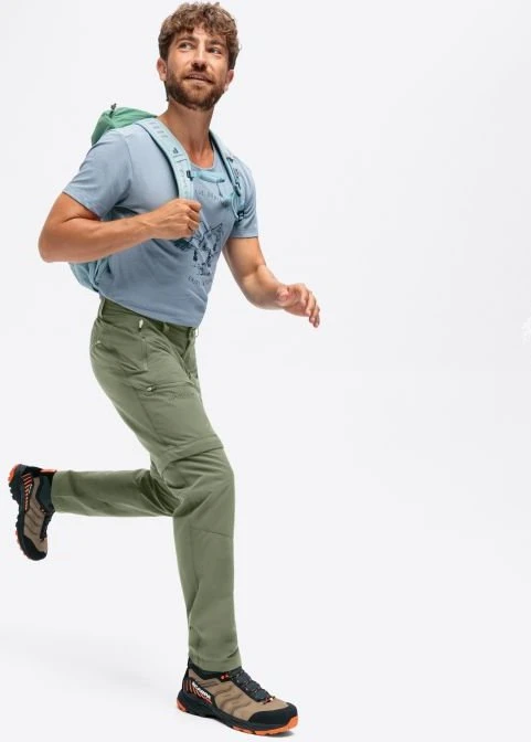 Maier Sports Tajo Loop Zip-Off Hose lang green pond (Herren)