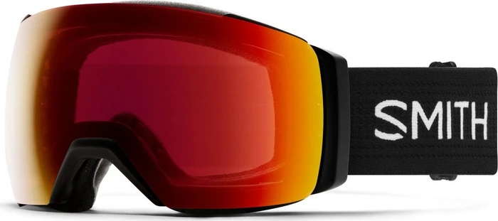Smith I/O Mag XL black/chromapop sun red mirror