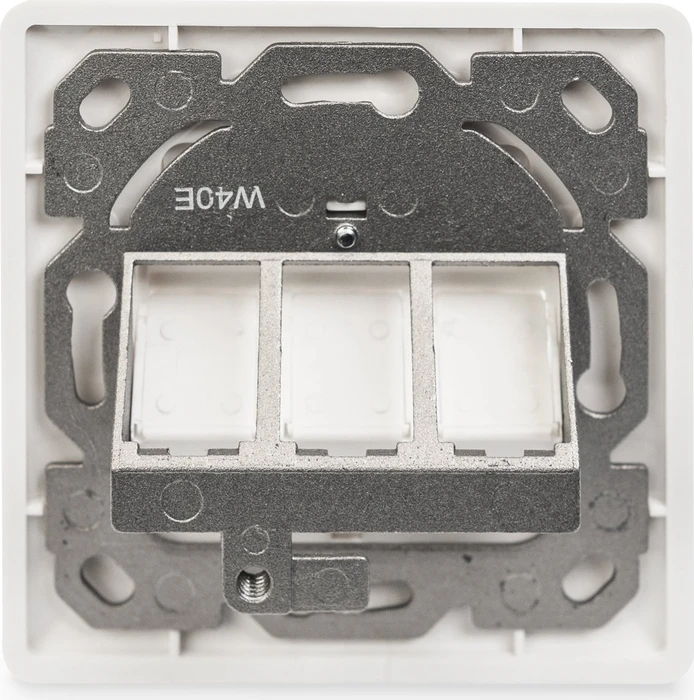Digitus Leerdose für Keystone Module, 3x Keystone Aufnahme, weiß