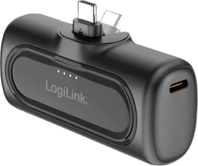 LogiLink Powerbank 2x USB-C 5000mAh schwarz