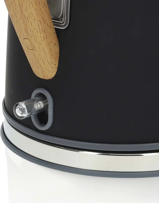 Nedis KAWK510EBK Wasserkocher mit Holzgriff
