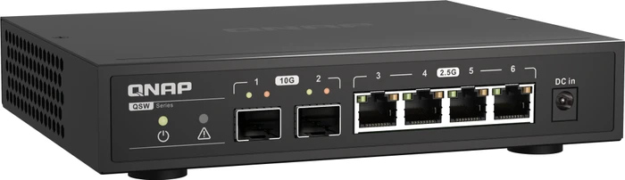 QNAP QSW-2100 Desktop 2.5G Switch, 4x RJ-45, 2x SFP+