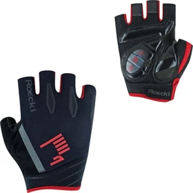 Roeckl Isera Fahrradhandschuhe schwarz/rot