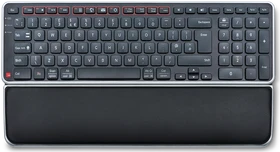 Contour Design Balance Keyboard Wireless mit Handballenauflage, schwarz/silber, USB, DE (BALANCE-DE-B)
