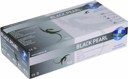 Unigloves Black Pearl Einweghandschuhe XL, 100 Stück