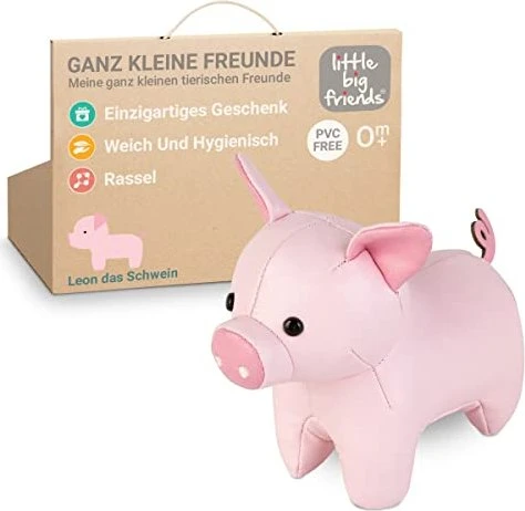 Little Big Friends Die kleinen Freunde Leon das Schwein Rassel
