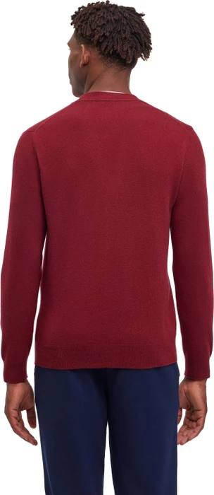 Falke Luxury Cardigan V-Ausschnitt Strickjacke merlot (Herren)