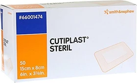 Cutiplast Steril, 8 x 15cm, 50 Stück