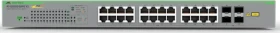 Allied Telesis GS950 Rackmount Gigabit Smart Switch, 24x RJ-45, 4x RJ-45/SFP, 185W PoE+ (AT-GS950/28PS V2)