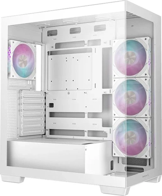 DeepCool CG580 4F WH, weiß, Glasfenster