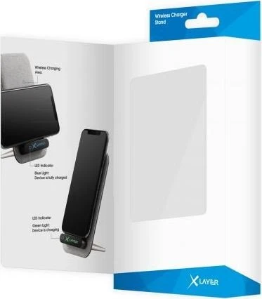 XLayer Wireless Charger Desktop 10W grau