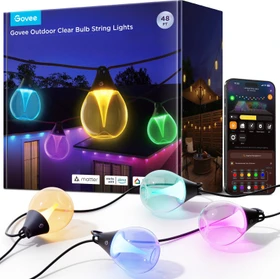 Govee Lichterkette 15m LED 15x warmweiß RGBIC