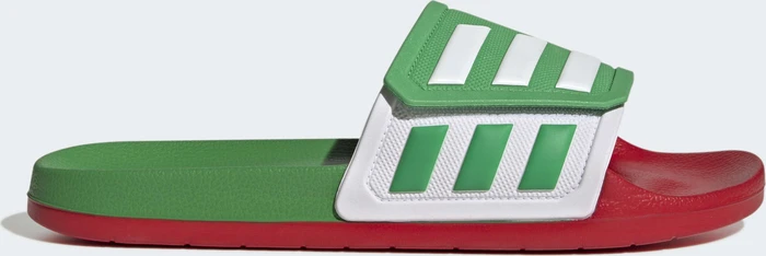 adidas TND Adilette vivid green/cloud white/scarlet