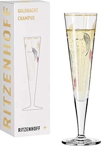 Ritzenhoff Goldnacht Champagnerglas von Concetta Lorenzo 205ml