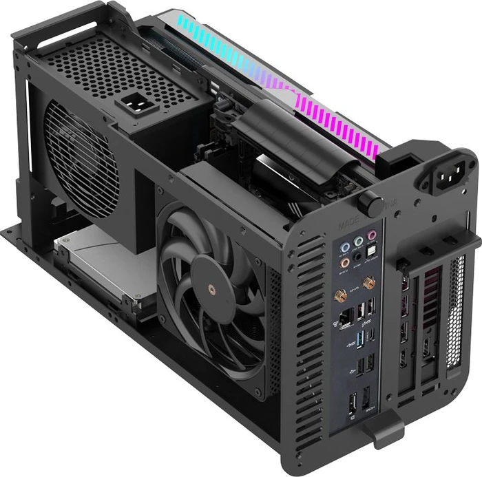 Jonsbo V11, silber, Mini-ITX