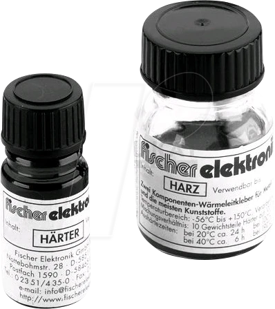 fischer elektronik WLK 30 2-Komponenten Wärmeleitkleber, 33g