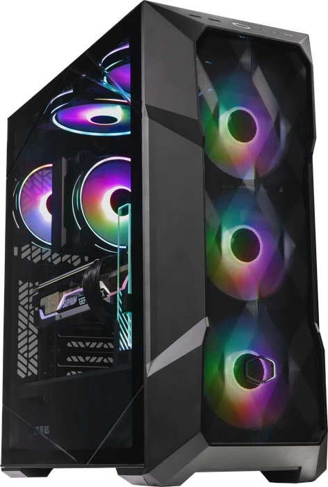 Cooler Master MasterBox TD500 Mesh V2, schwarz, Glasfenster