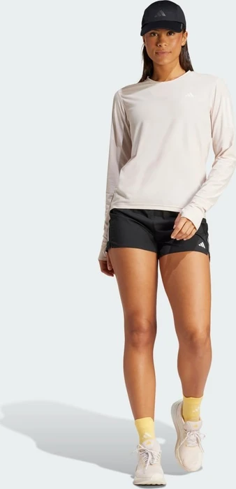 adidas Own The Run Laufshirt langarm putty mauve (Damen)