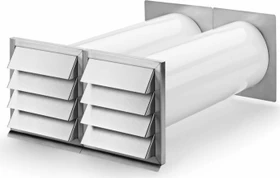 Naber E-Klima A/Z 150 Ab-/Zuluft-Mauerkasten