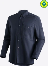 Maier Sports Magos Hemd langarm night sky (Herren)