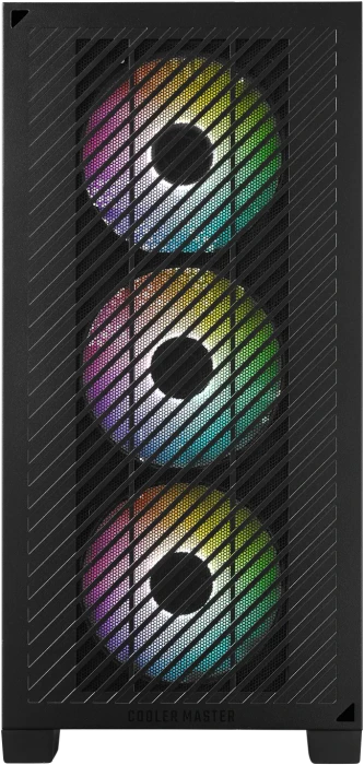 Cooler Master Elite 301 Black, schwarz, Glasfenster