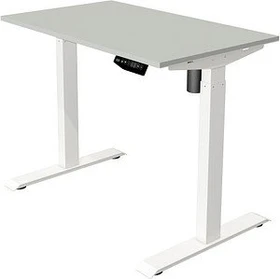 Kerkmann Move 1 elektrisch höhenverstellbarer Sitz-Steh-Schreibtisch 100x60cm grau/weiß