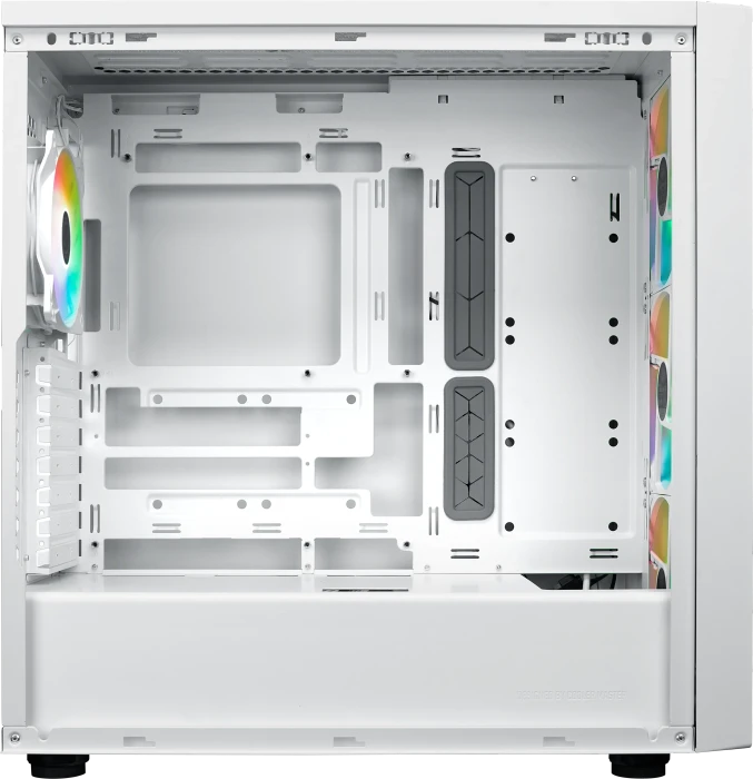 Cooler Master MasterBox 600, weiß, Glasfenster