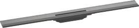 Hansgrohe RainDrain Flex Fertigset Duschrinne 900 kürzbar zur Wandmontage brushed black chrome