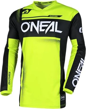 O'Neal Element Racewear Trikot langarm black/neon yellow (Herren)