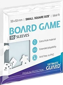 Ultimate Guard Board Game Sleeves 50 Small Square transparent